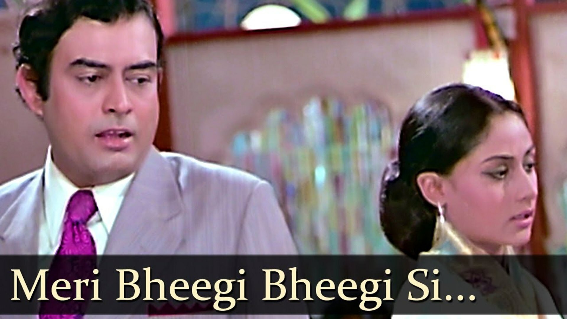 Meri Bheegi Bheegi Si lyrics in Hindi - Kishore Kumar